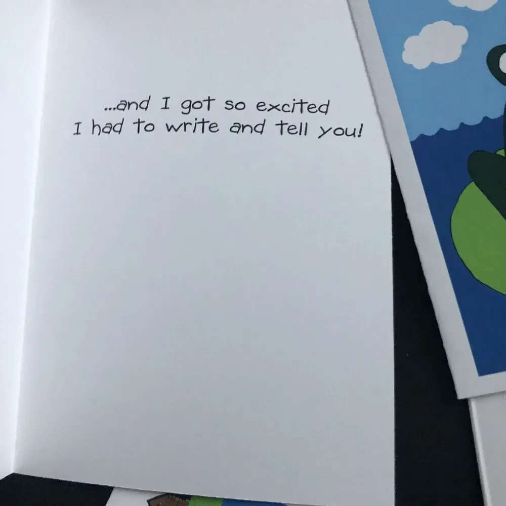 Patsy Card Shop Kamp Kids Sending Love 6 Cards + Envelopes With Envelopes New